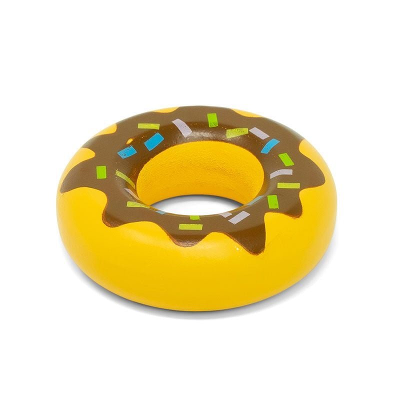 Donut bruin glazuur hout