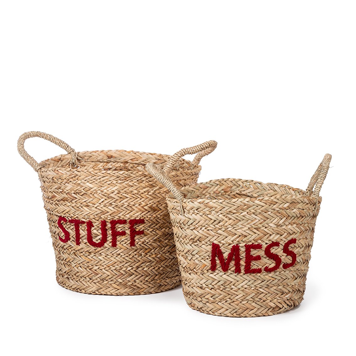 Messy & stuff, set manden coral red