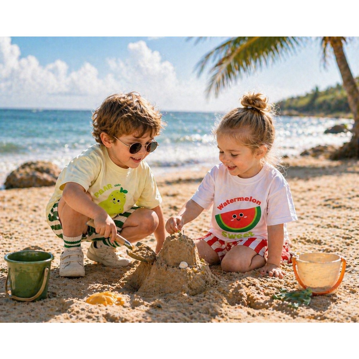 Fruitige zomerset unisex