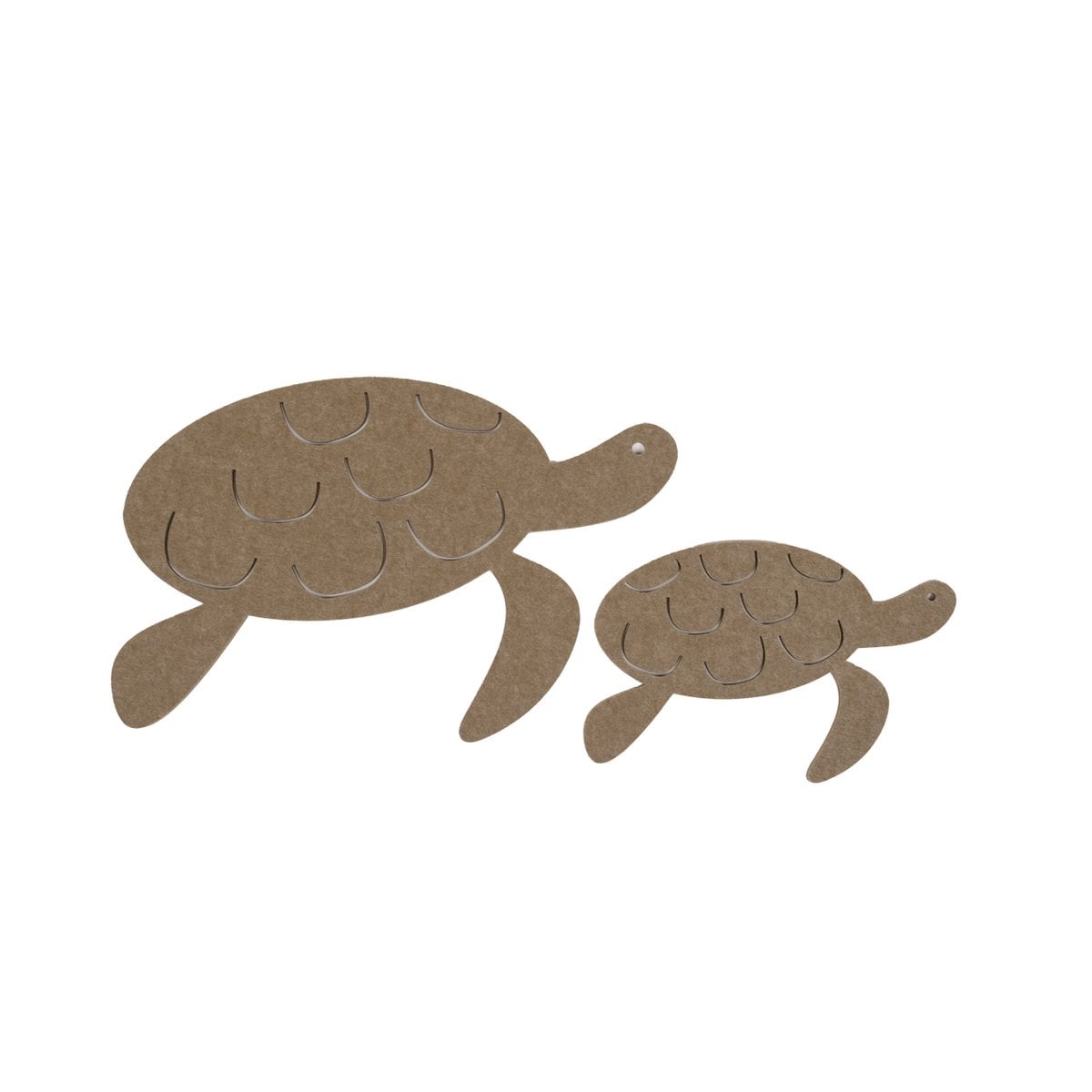Schildpad Jonathan set van 2 Light Oak