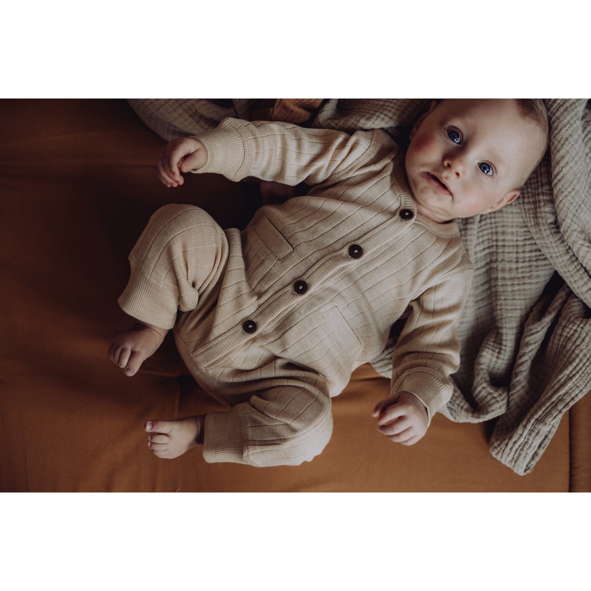 Wollen Rib Playsuit - Haver