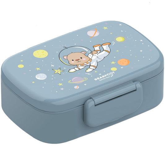Kinderlunchbox met vakken, licht en lekvrij - beer