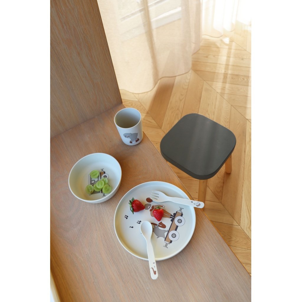 Villum bioplastic (PLA) diep bord 2-st.