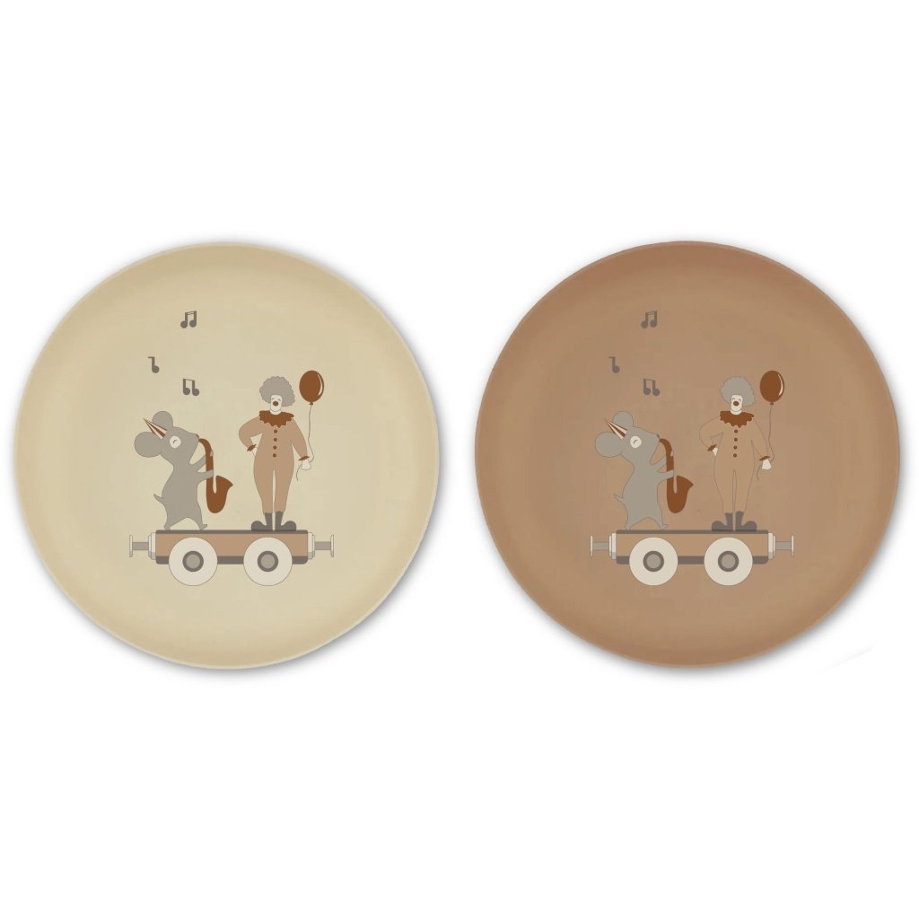 Nuuroo Circus Pil bioplastic (PLA) bord 2-st.