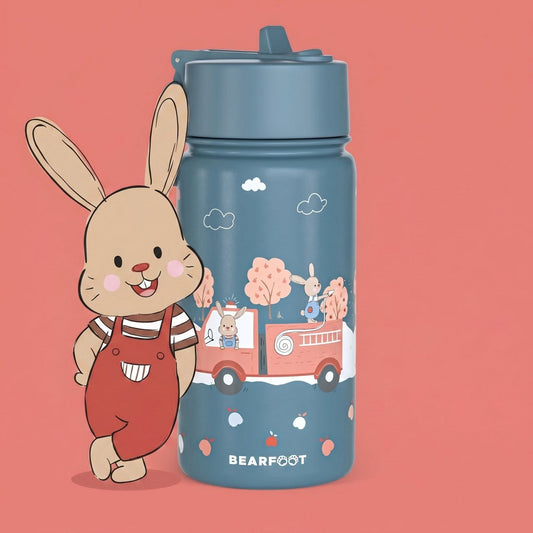 Thermo kinderdrinkfles RVS - brandweer